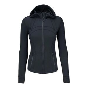 Lululemon Define Hooded Jacket Women’s Size 6 Full Zip Slim Fit Black